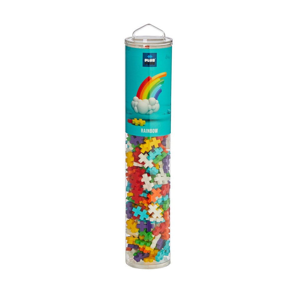 Plus-Plus Rainbow Color Mix Tube Building Blocks Toys 5y+ (240 Pieces)