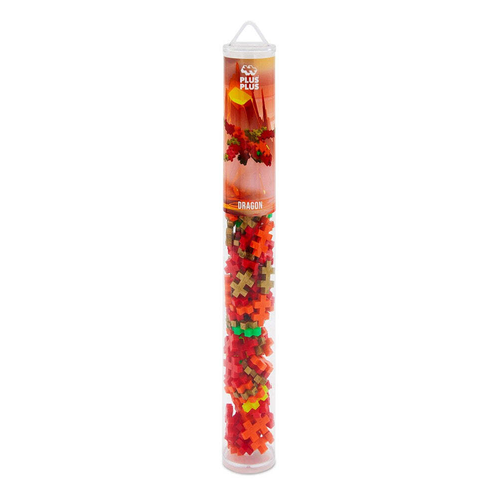 Plus-Plus Dragon Tube 2D Building Puzzle Kids Activity Learning Toy 5y+ (100 Pieces) — image 3