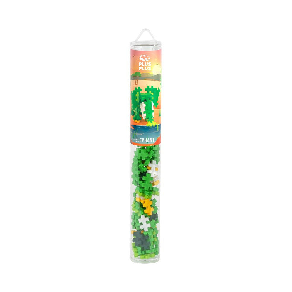 Plus-Plus Elephant Tube Building Blocks Toys Kids 5y+ (100 Pieces)