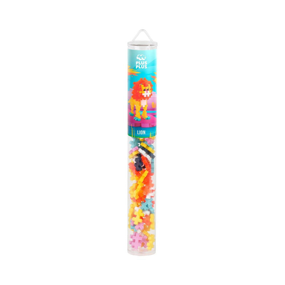 Plus-Plus Lion Tube Building Blocks Toys Kids 5y+ (100 Pieces)