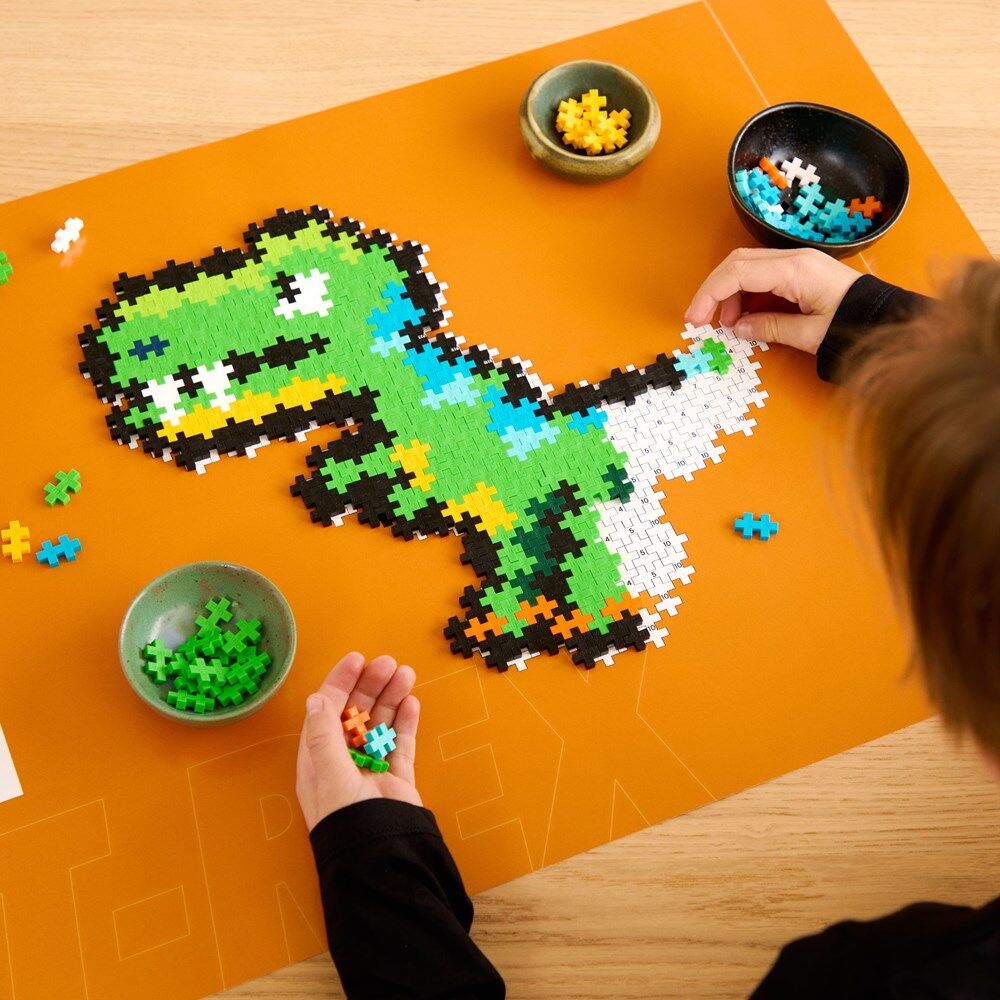 Plus-Plus Puzzle By Number T-Rex Building Blocks Toy Kids 5y+ (250 Pieces) — image 2