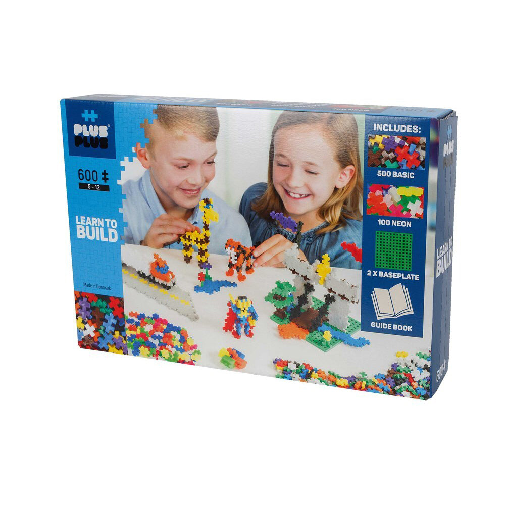 Plus-Plus Plus Plus Basic Learn to Build Kids/Children Educational 3D Puzzle 5y+ (600 Pieces)