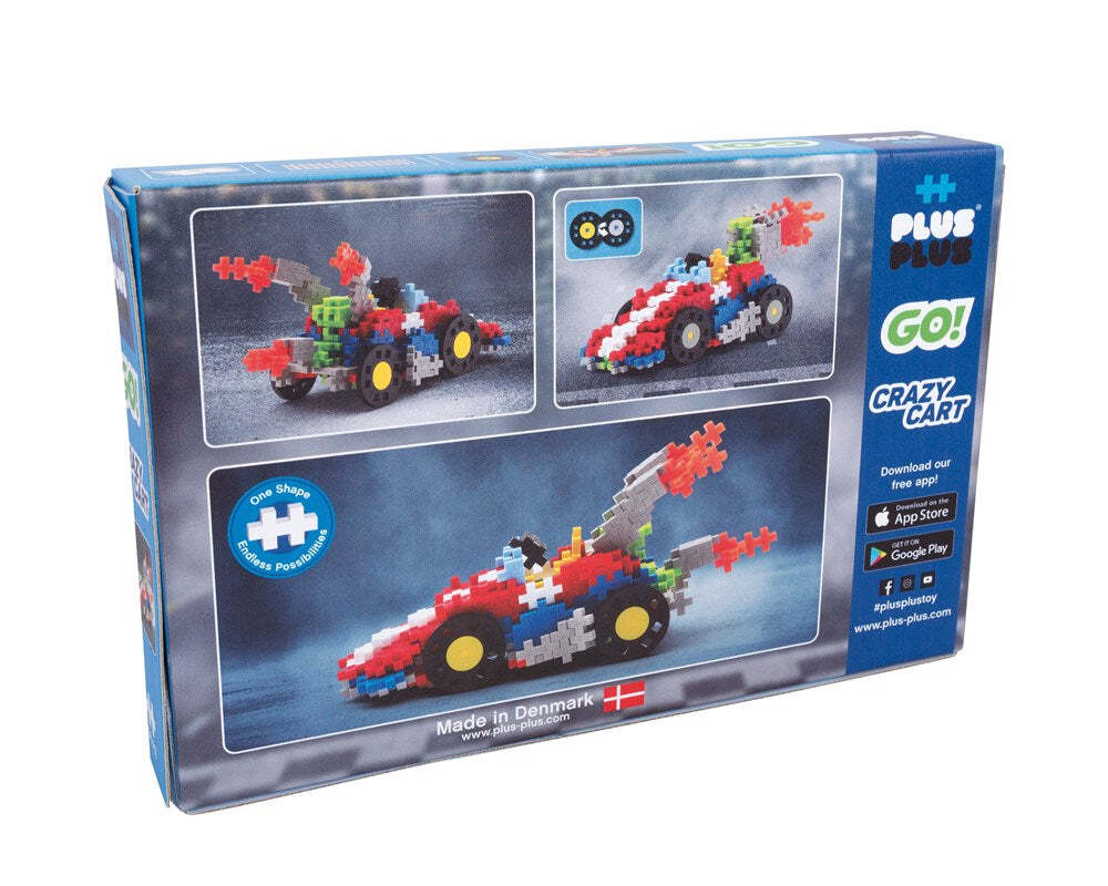Plus-Plus Go Crazy Cart Racing Kids Interactive Learning Puzzle Toy 5y+ (240 Pieces) — image 3