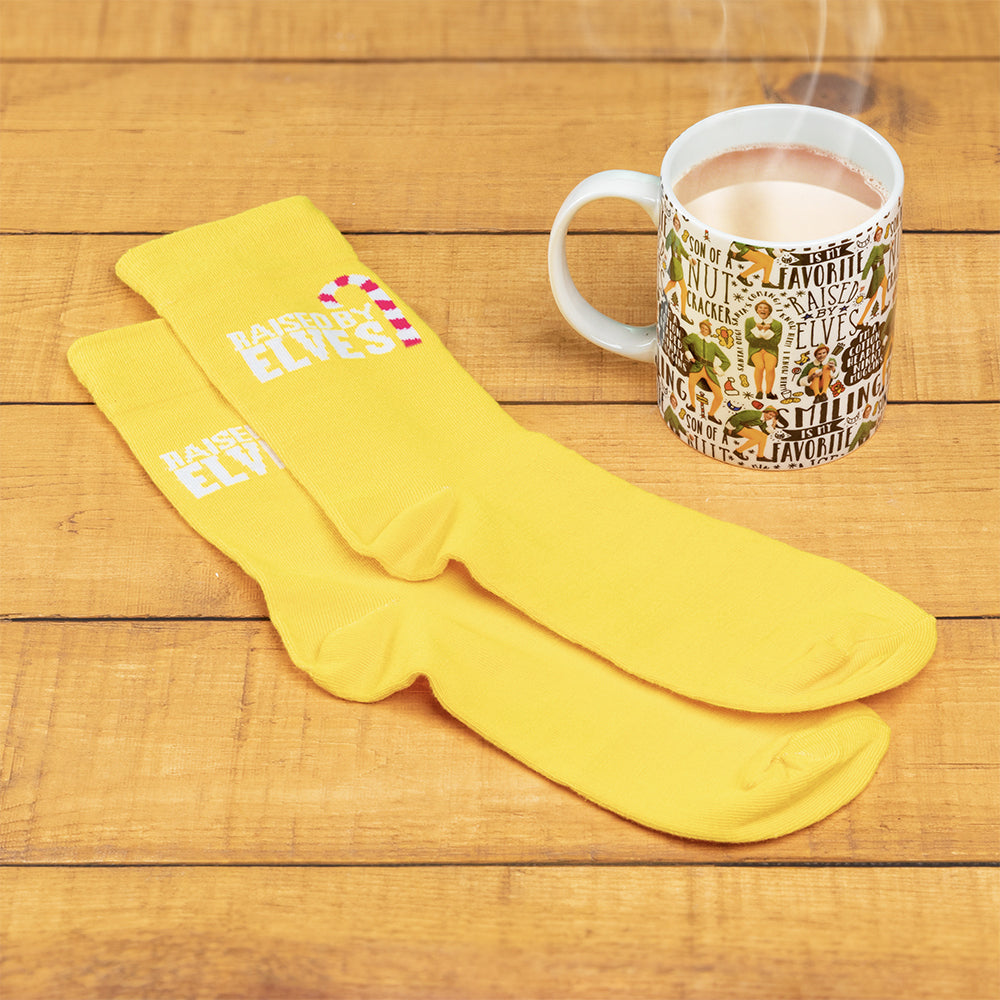 Paladone 300ml Ceramic Elf Drinking Mug & Socks Kids/Children/Family Christmas — image 4