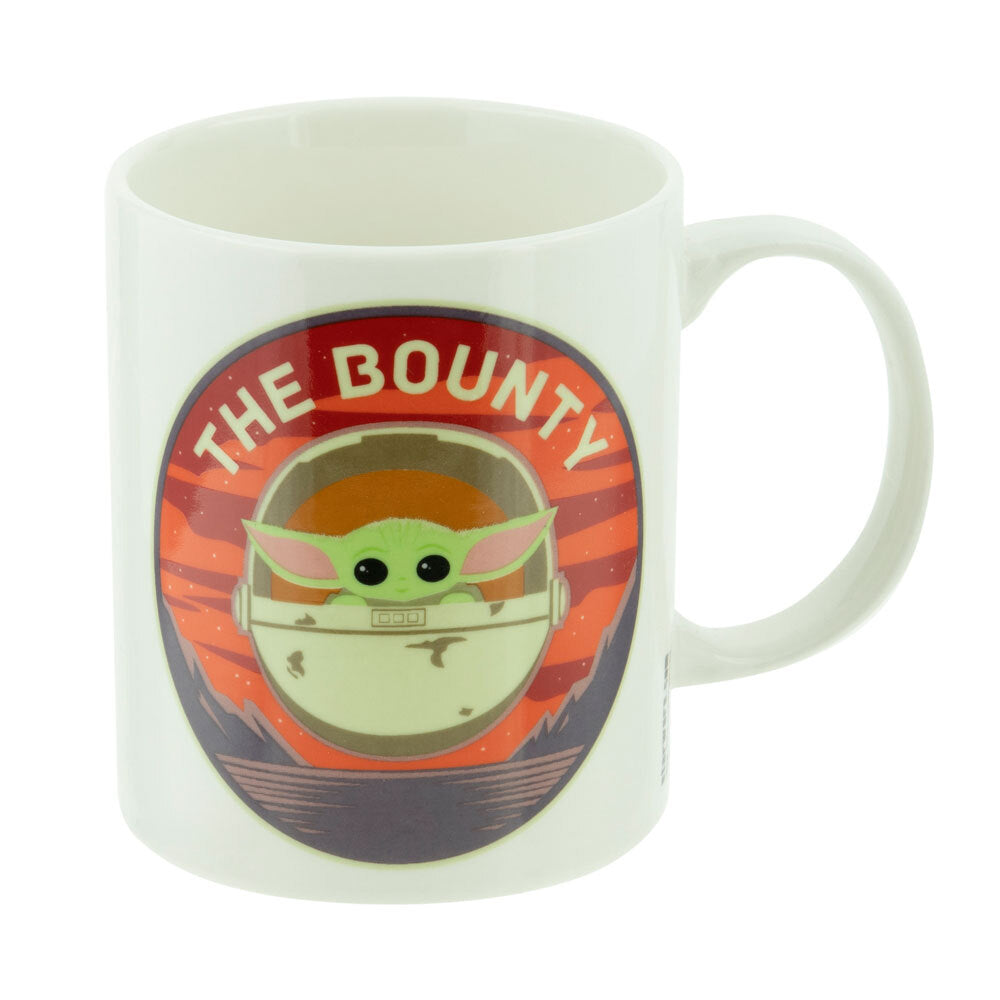 Star Wars The Mandalorian The Child Double Sided Mug & Socks Set White/Green — image 2