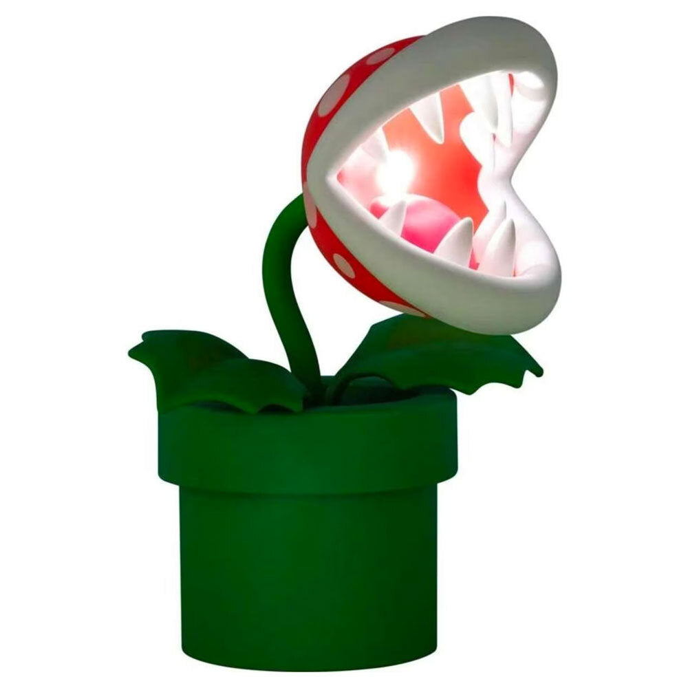 Nintendo Super Mario Mini Piranha Plant Posable Lamp Kids/Childrens Decor 4+ — image 2
