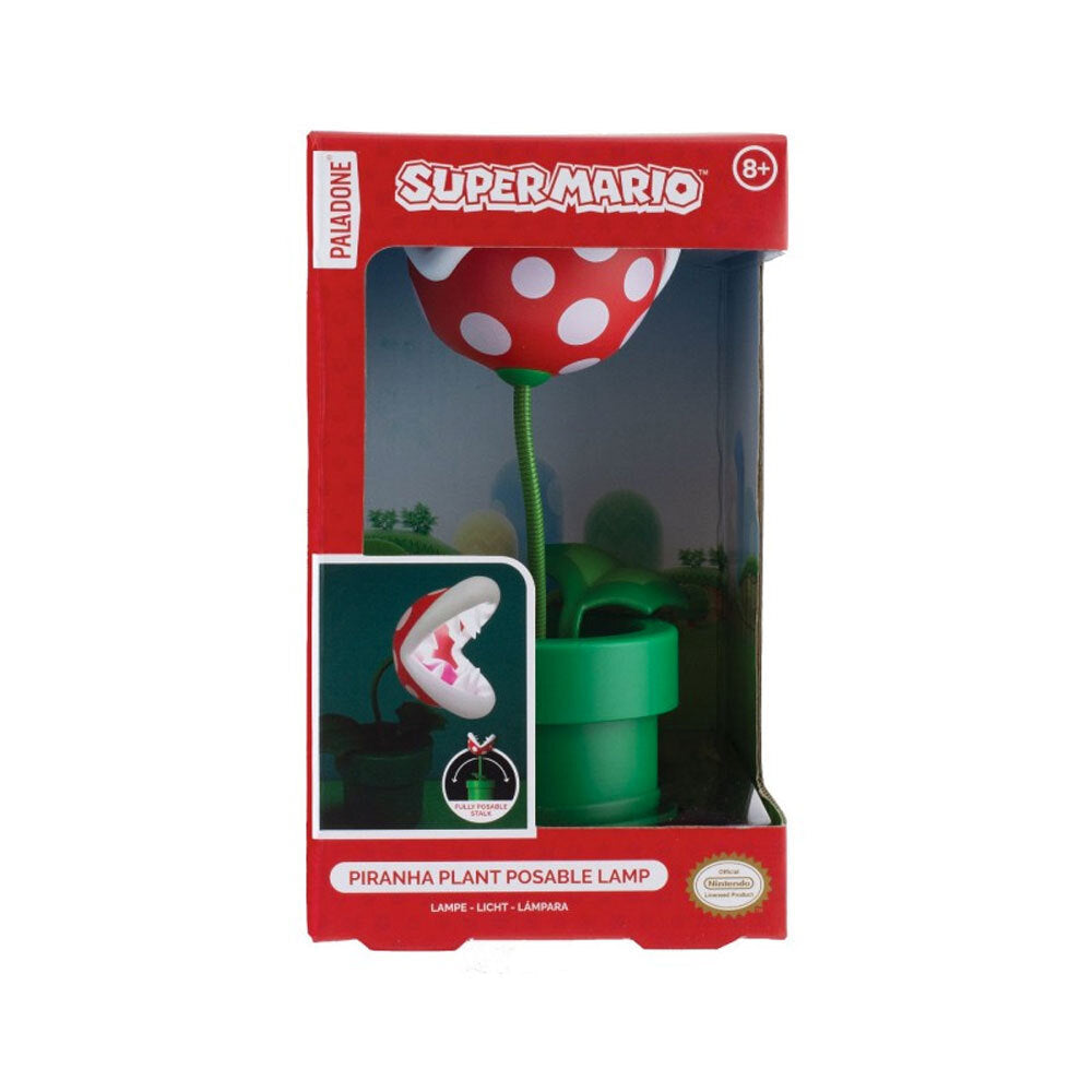Nintendo Super Mario Mini Piranha Plant Posable Lamp Kids/Childrens Decor 4+ — image 4
