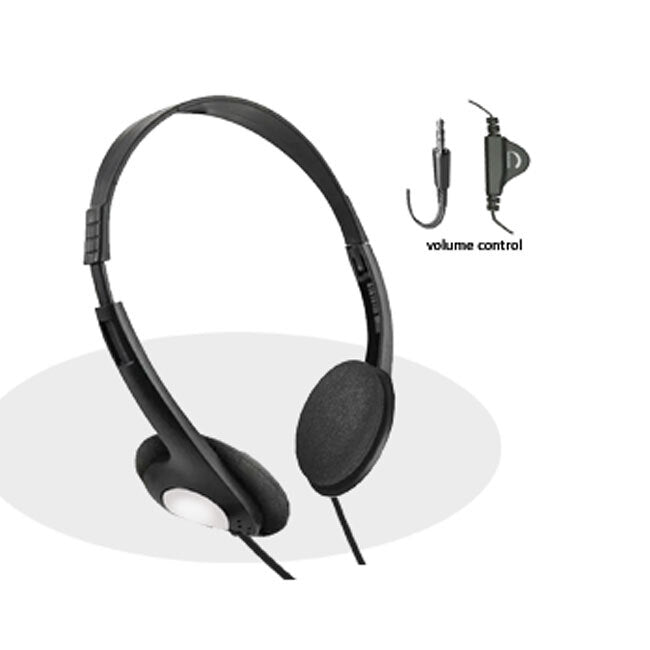 Sansai Stereo Headband Headphones 3.5mm w/Volume Control/Cable 1.5m for TV/Radio — image 3