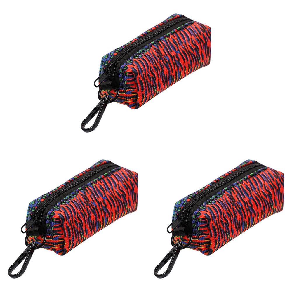 Eco-Pup Pet/Dog/Cat Portable Clipping Waste Bag Holder Wild Themed Pattern (3 Pack)