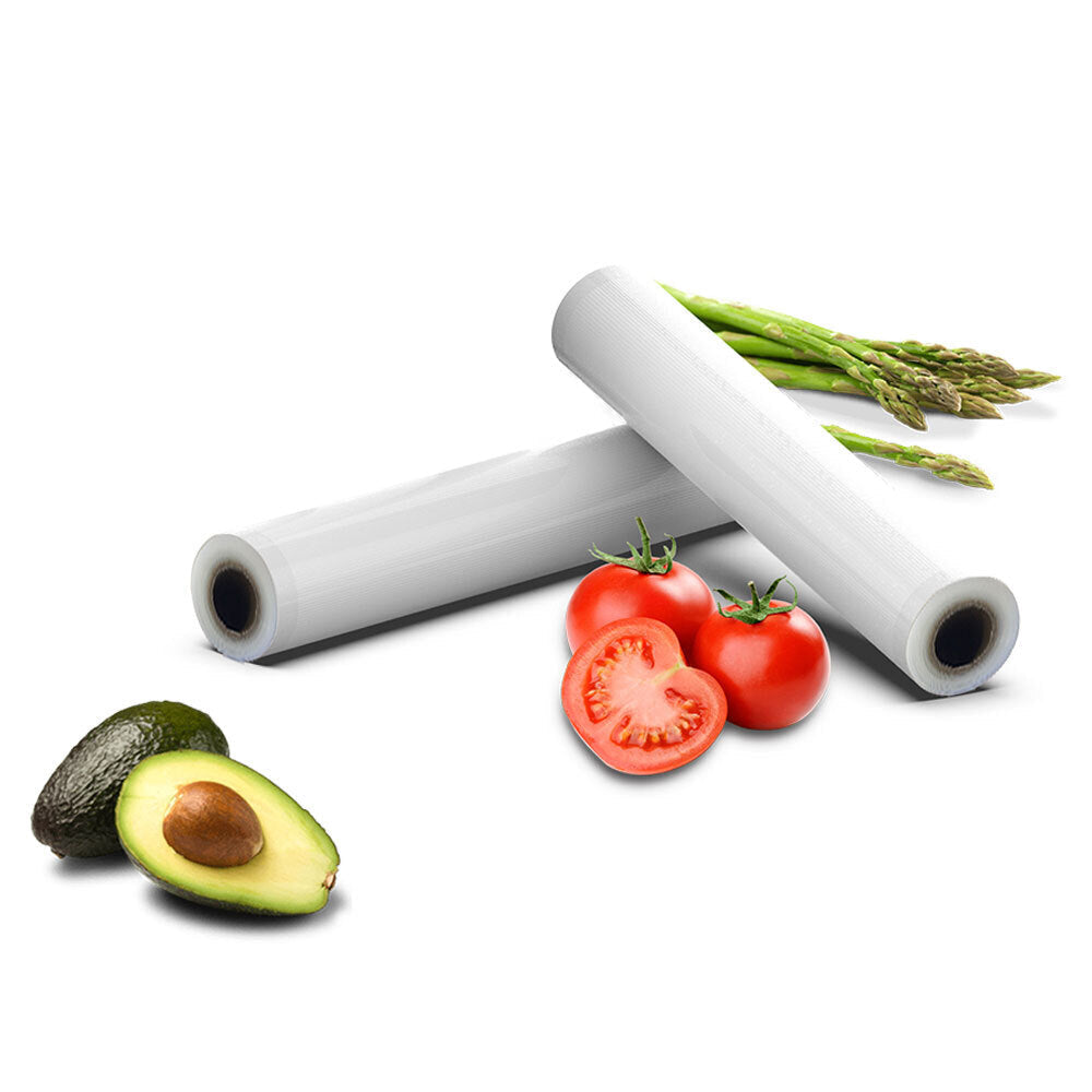 Healthy Choice Vacuum Sealer Bag Roll Food Storage Bags Saver Clear (2 Pack) — 28cm