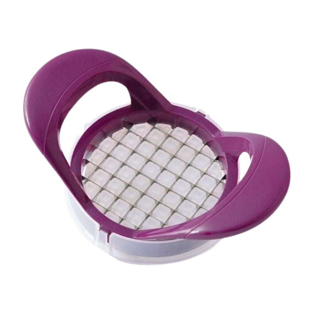 Prepara 16.51cm Purple Stainless Steel Onion Sharp Chopper Dicer Cuber