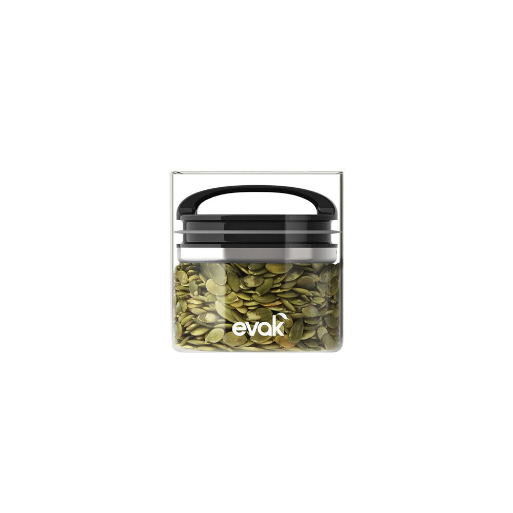 Prepara Small Black Evak 468ml Airtight Food Storage Container w/ Handle — image 2