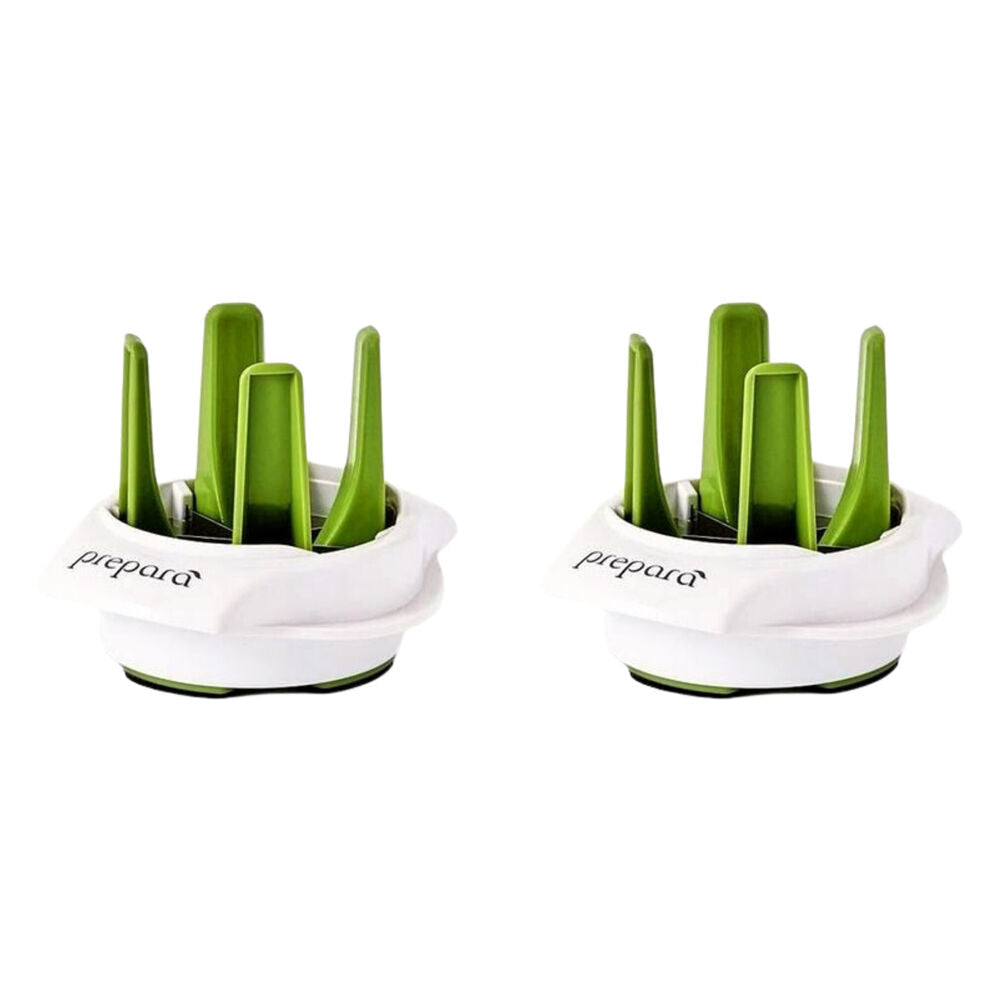 Prepara Lemon Lime Wedger Kitchen Citrus Cutter Slicer 12.7cm White (2 Pack)