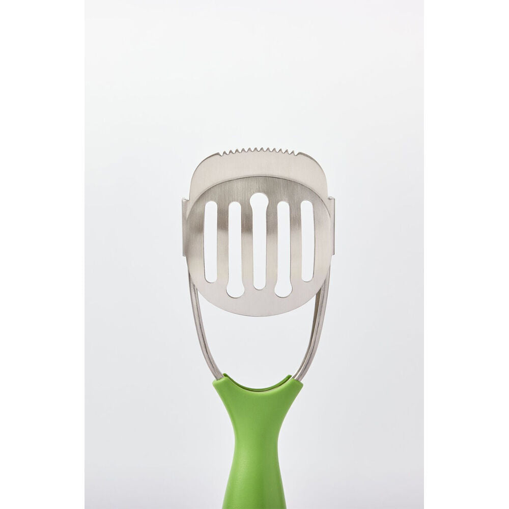 Prepara 21.75cm Green Stainless Steel Avocado Flip Masher Press Ricer — image 3