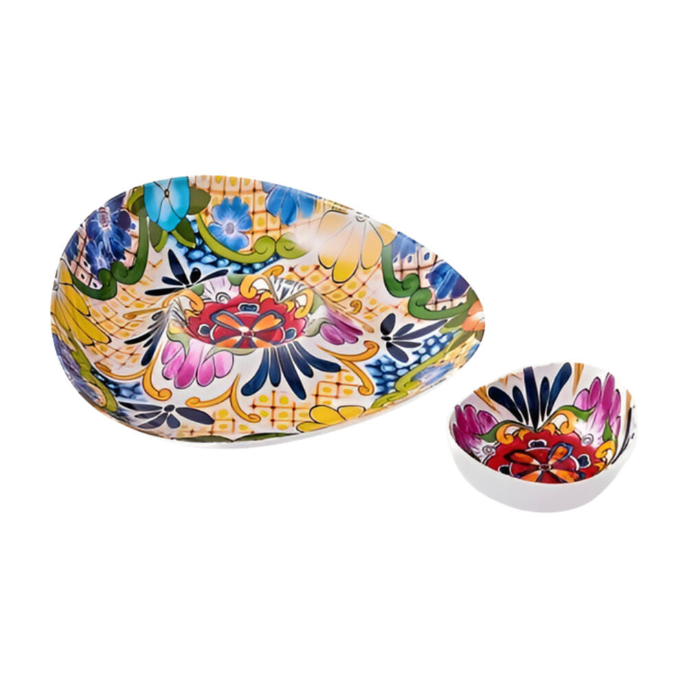 Prepara 37cm Chip N Dip Snack Serving Dish Bowl Platter Tray — image 2