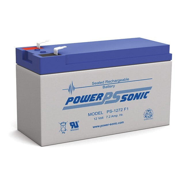 Power Sonic PS1280 12V 8 AH Rechargeable Battery F1/F2 Terminal Sealed Lead Acid — image 2