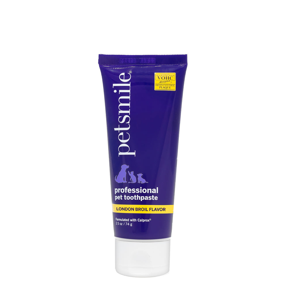 Petsmile Professional Pet Toothpaste London Broil Flavour Cat/Dog Dental Sml — image 2