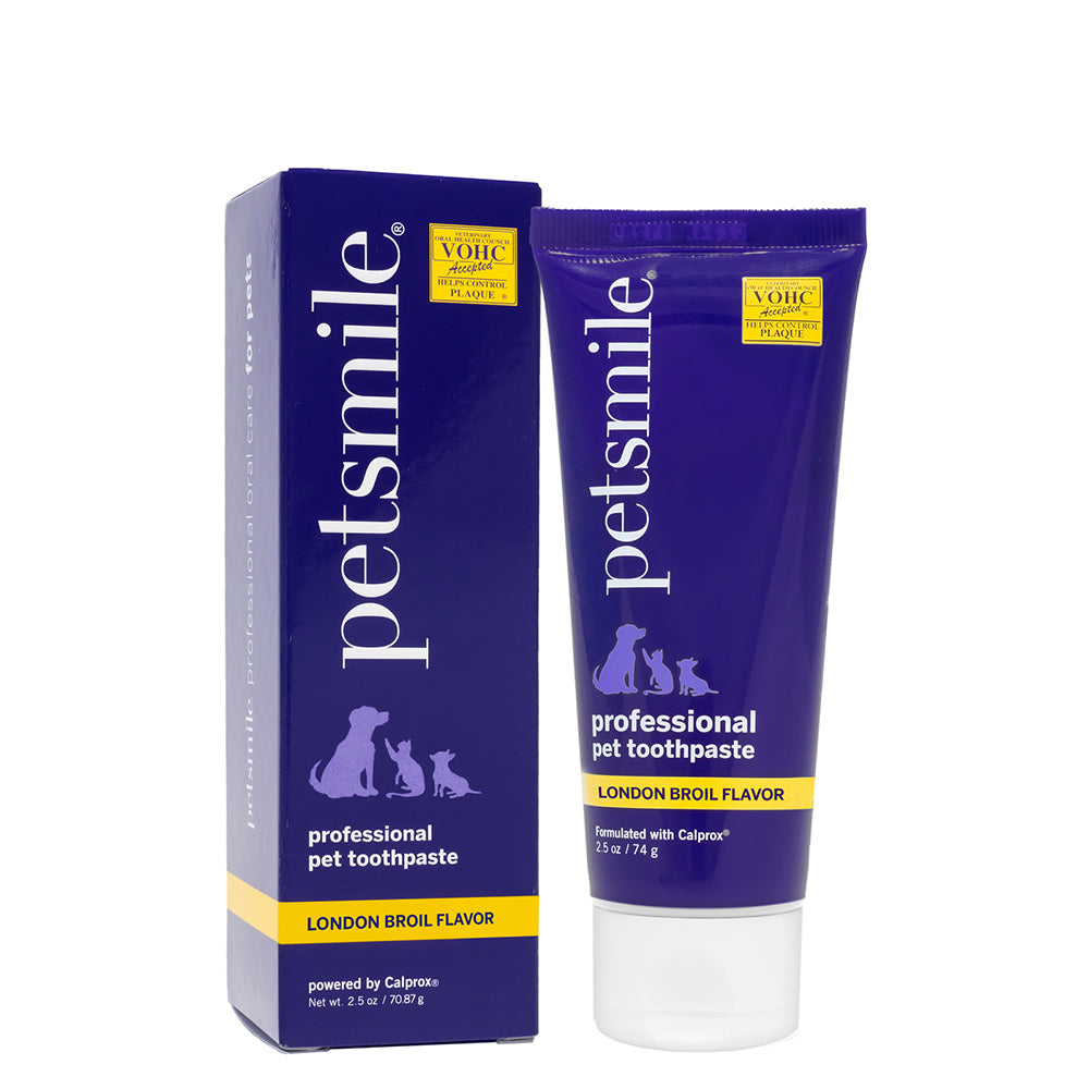 Petsmile Professional Pet Toothpaste London Broil Flavour Cat/Dog Dental Sml — 71g Small