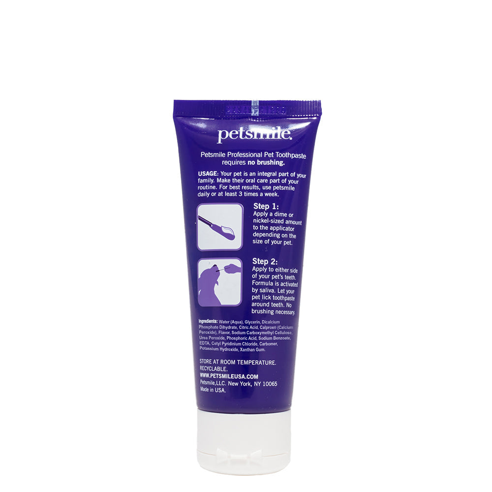 Petsmile Professional Pet Toothpaste London Broil Flavour Cat/Dog Dental Sml — image 3