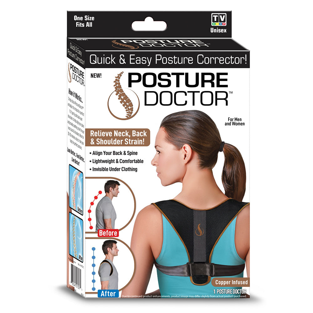 TV Shop Posture Doctor Wearable Back/Neck/Shoulder Posture Corrector Band