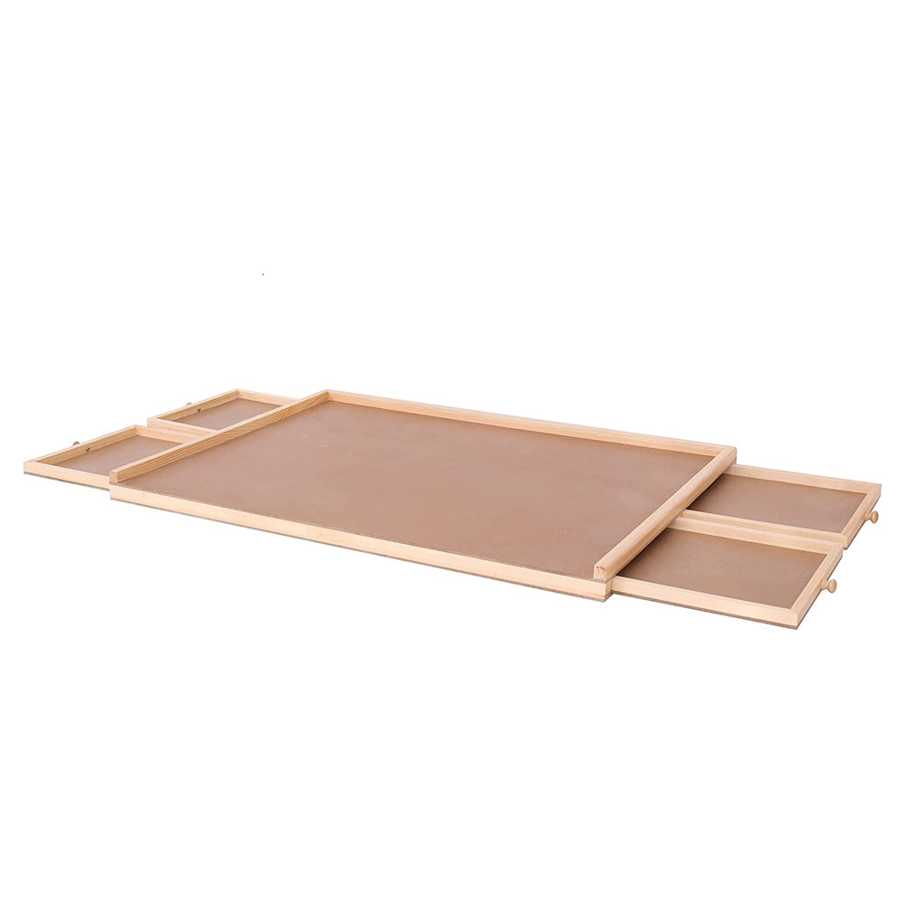 Unbranded Joka Portable Puzzle Wooden Table/Holder w/ 4 Storage Draws 1500pc/90 x 67cm