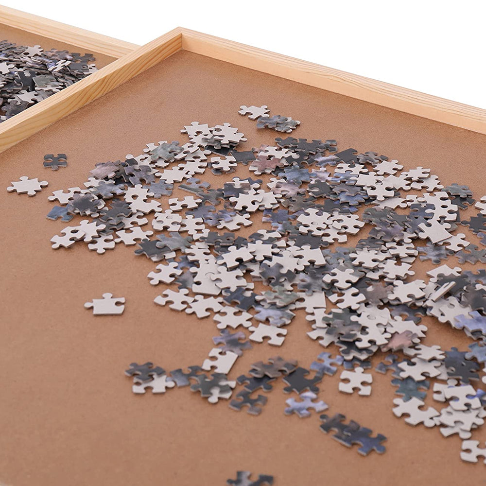 Unbranded Joka Portable Puzzle Wooden Table/Holder w/ 4 Storage Draws 1500pc/90 x 67cm — image 4
