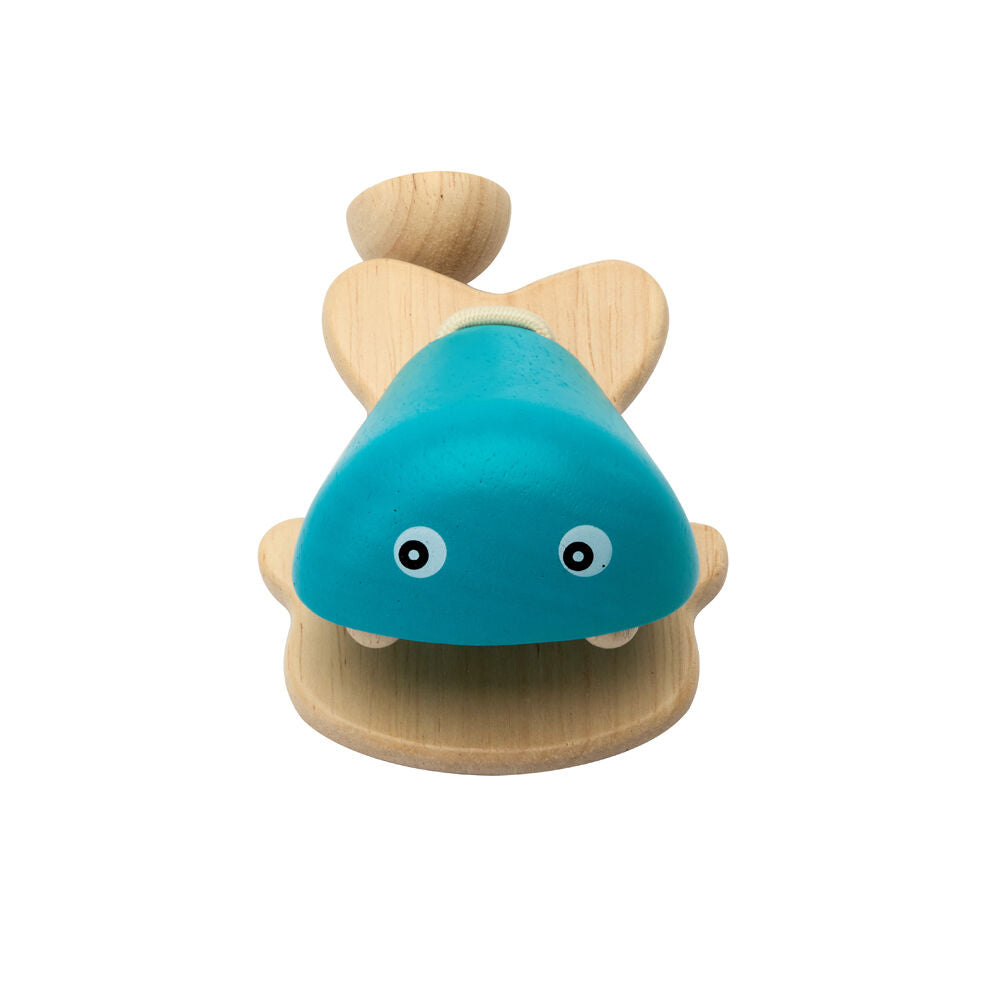 Plan Toys PlanToys Fish Castanet Kids Wooden Musical Hand Percussion Toy Blue 12m+ — image 2