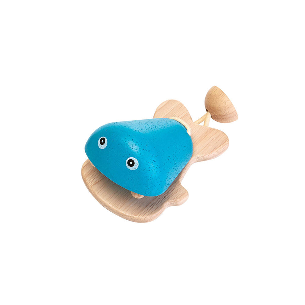 Plan Toys PlanToys Fish Castanet Kids Wooden Musical Hand Percussion Toy Blue 12m+ — image 3