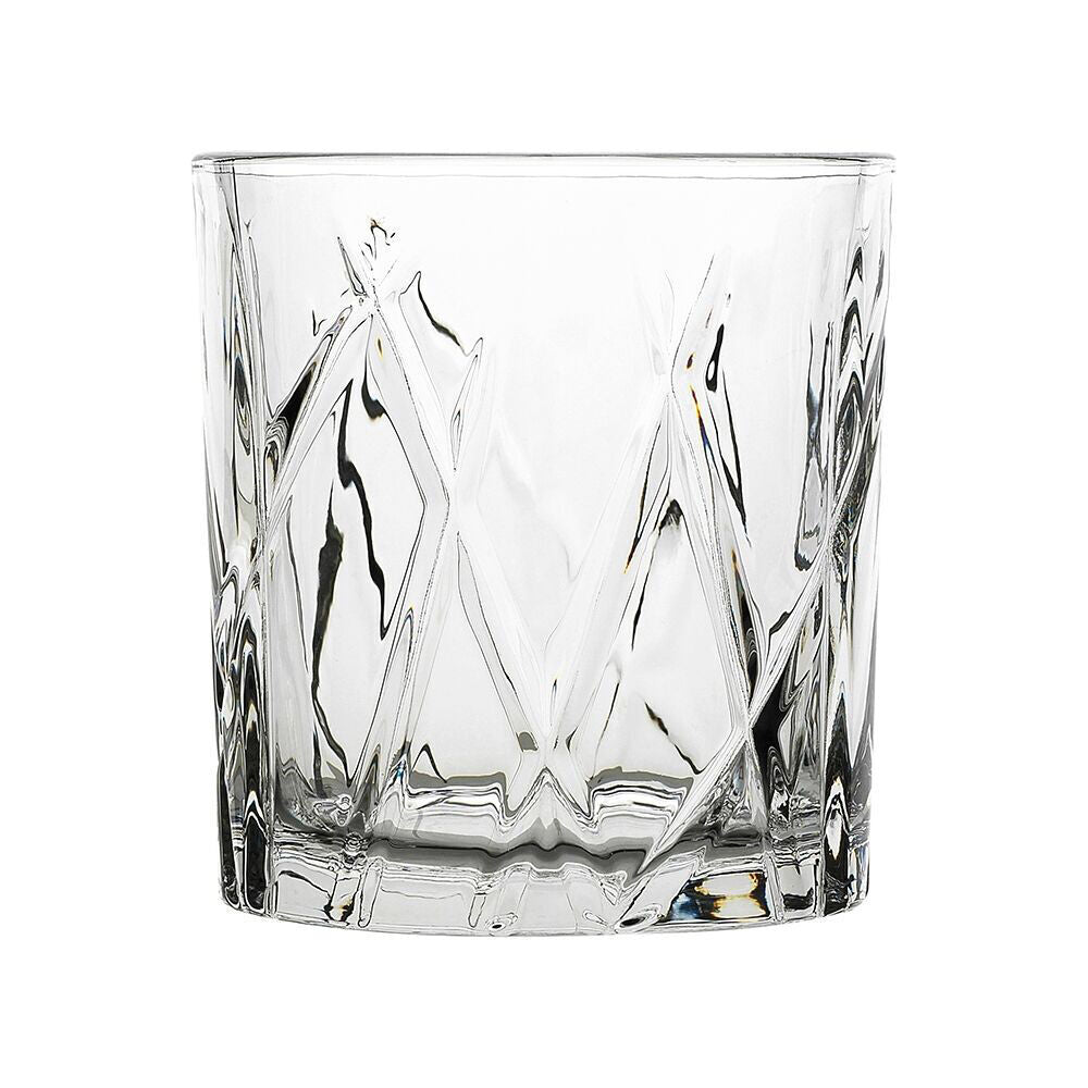 Porto 6pc Porto Riley Soda Lime Glass Tumblers Cocktail Drinkware Set 280ml Clear (2 Pack) — image 3
