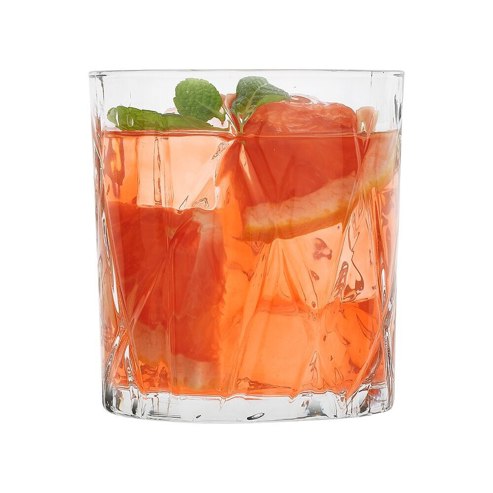 Porto 6pc Porto Riley Soda Lime Glass Tumblers Cocktail Drinkware Set 280ml Clear (2 Pack) — image 4