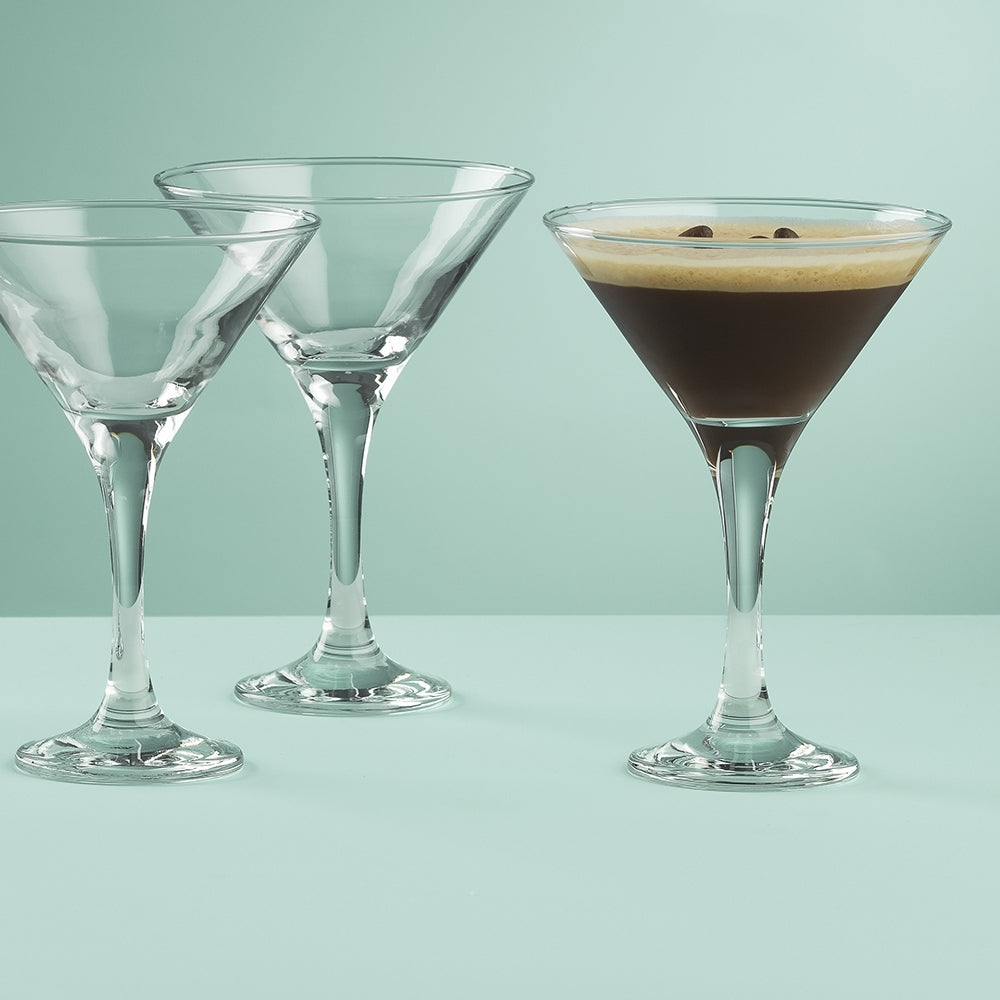 Porto Gala 110ml Stemmed Cocktail Martini Glass Drinkware Cup Set Clear (6 Pieces) — image 2