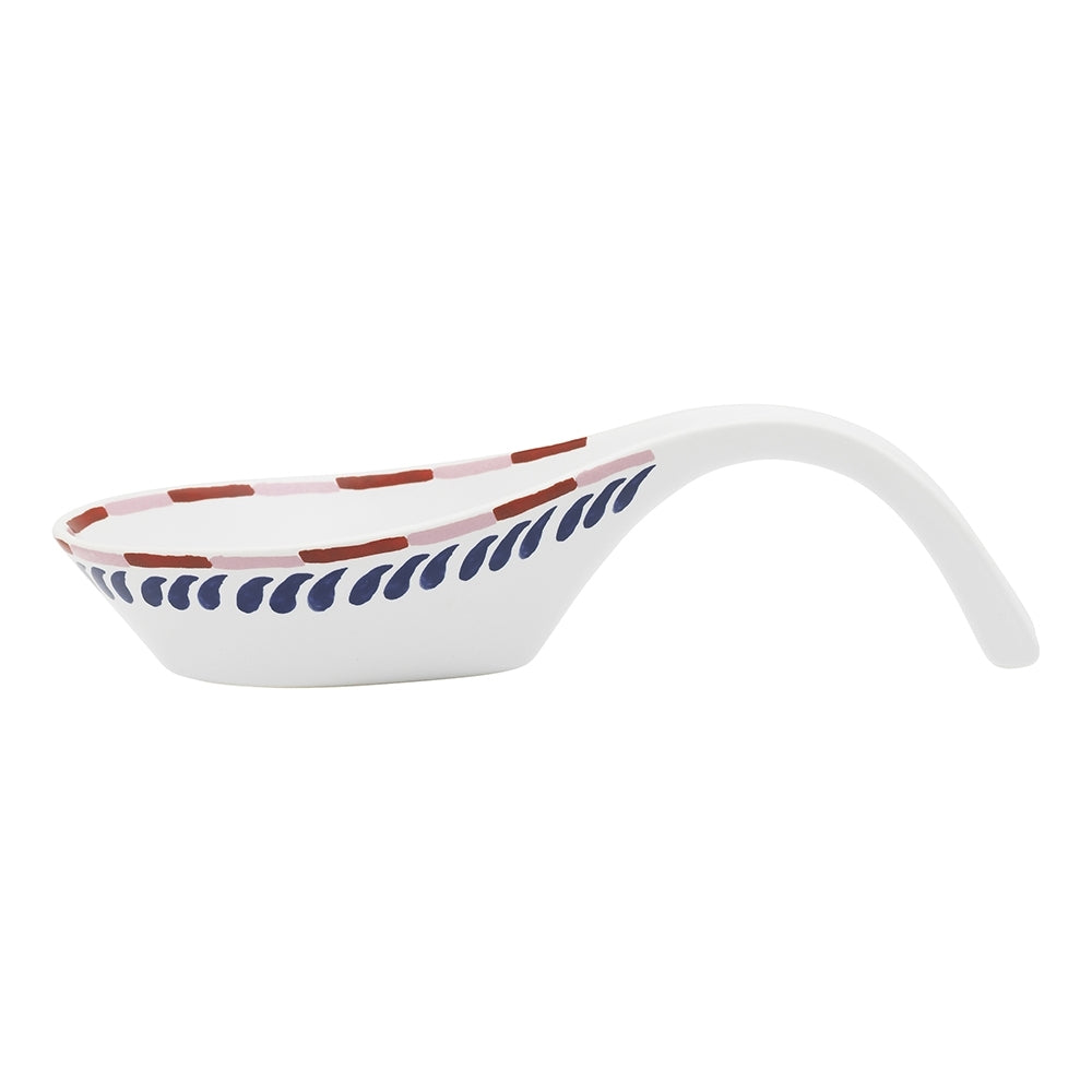 Porto Cucina 22.5cm Porcelain Spoon Rest/Cooking Kitchen Utensil Holder Storage — image 2