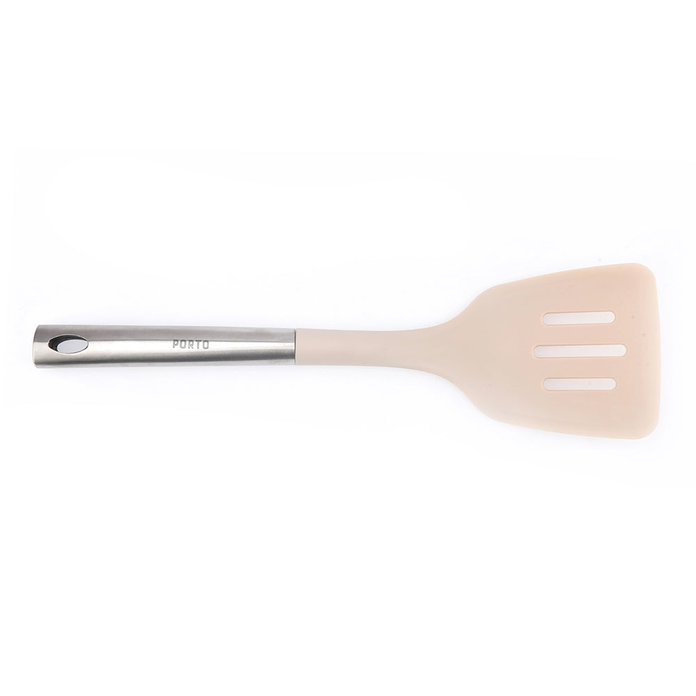 Porto Zest Stainless Steel/Nylon 34cm Slotted Turner Kitchen Cooking Utensil