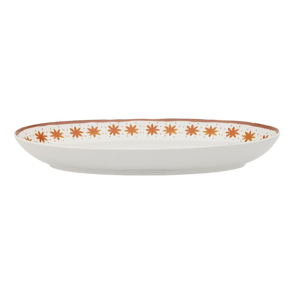 Porto Fiesta Porcelain Oval Serve Plate Platter Kitchen Serveware Mosaic 32cm — image 2