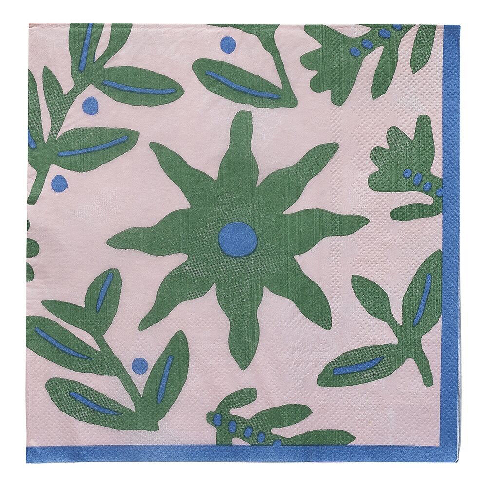 Porto Fiesta Paper Napkin Dinner/Lunch Party Serviette Tissue Cali (20 Pieces)