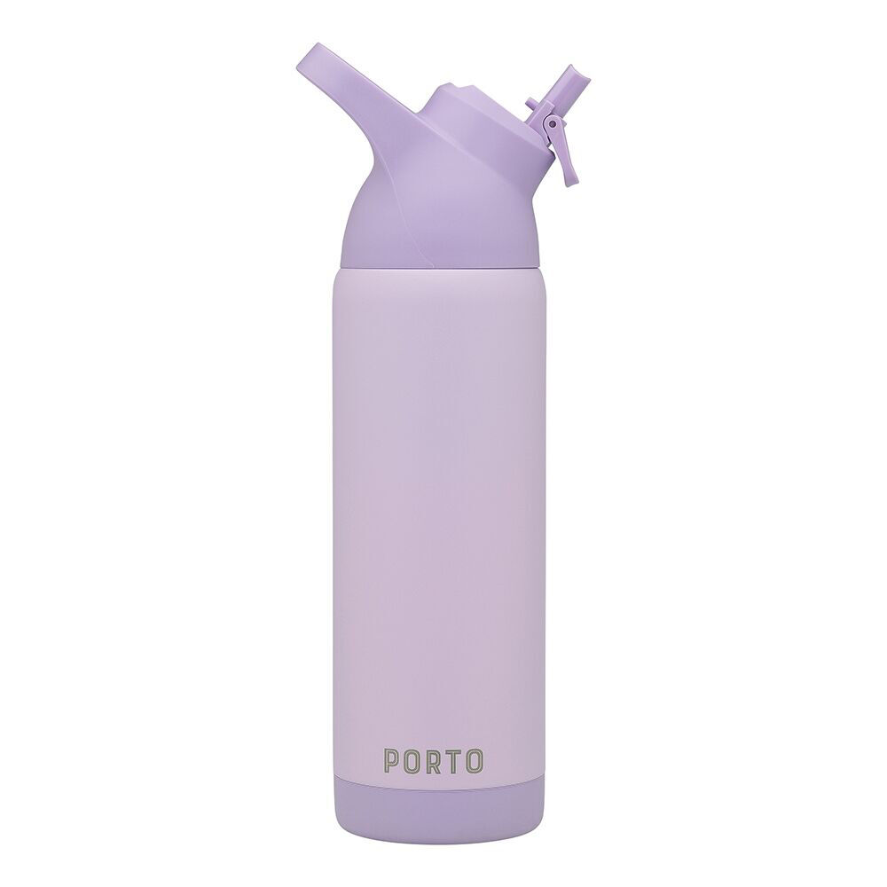 Porto Atlas Vacuumed Insulated Water Bottle Portable Travel Flask 700ml Lilac