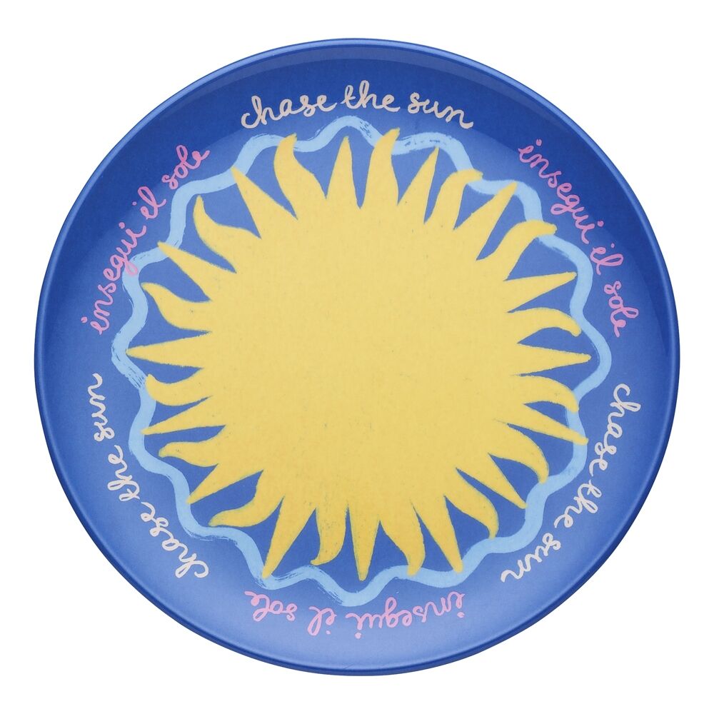 Porto 4pc Porto Sole Outdoor Entertaining Side Plates Blush, Sea, Indigo, Pink (2 Pack) — image 2