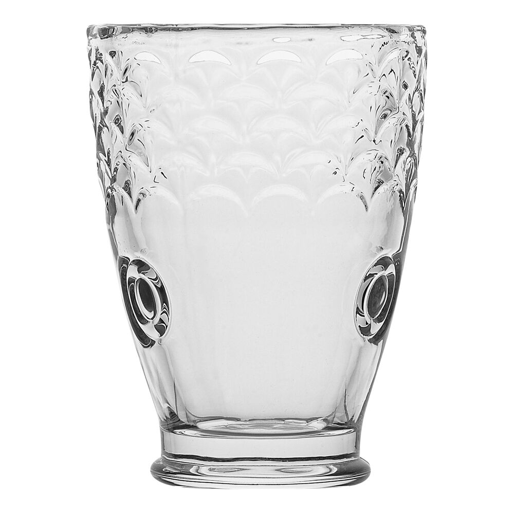 Porto Mare Fish-Shaped Soda Lime Glass Tumblers Cups 210ml Clear (4 Pieces) — image 2
