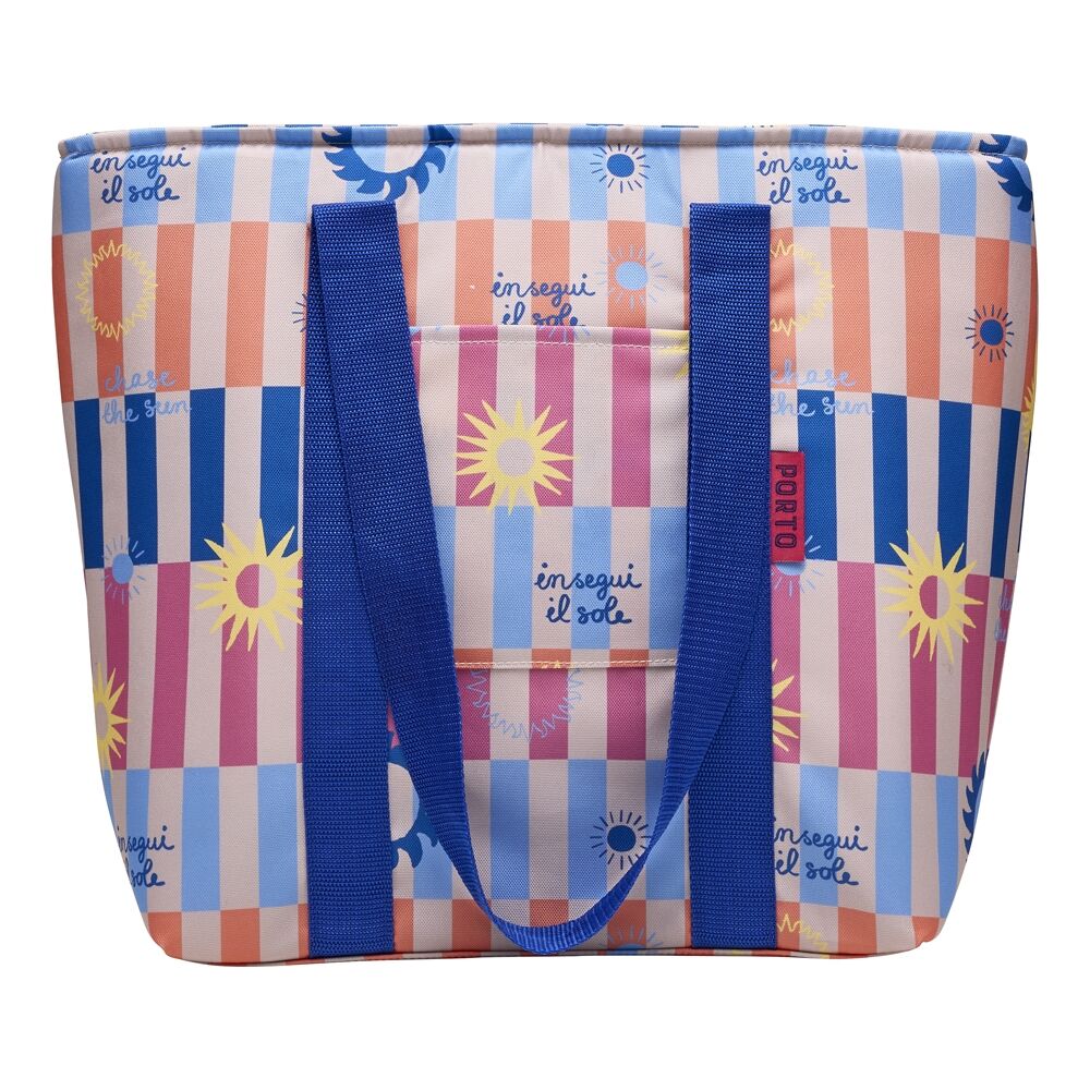 Porto 48x17x38.5cm Multi-Coloured Sole Insulated Tote Cooler Carry Bag — image 2