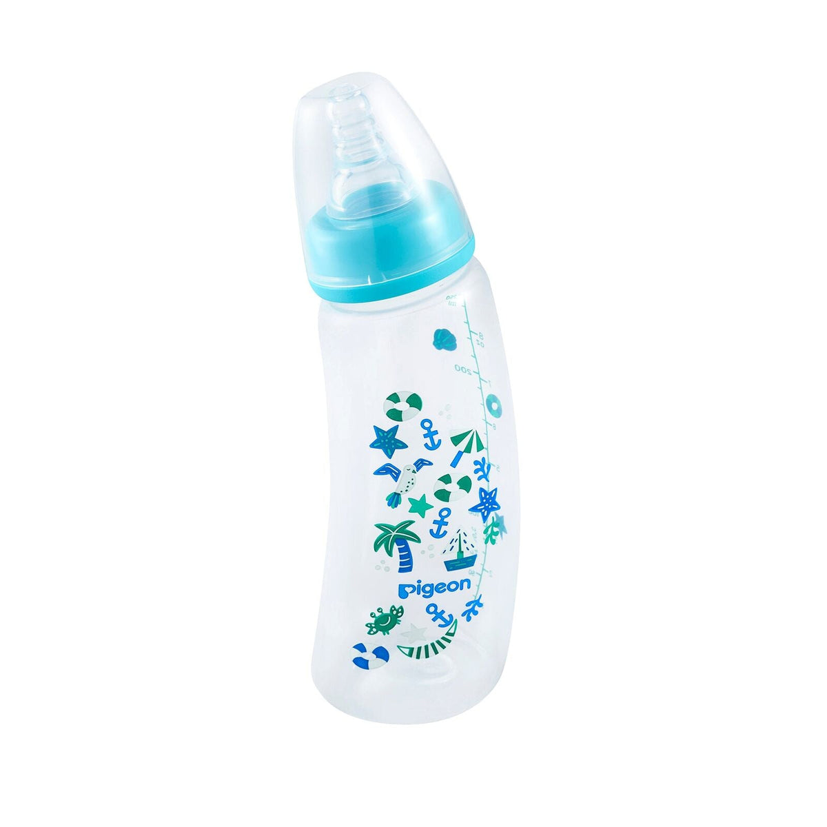 Pigeon Flexible Curve Baby Bottle PP Beach 250ml Anti-Colic Silicone 4m+ (2 Pack) — image 4
