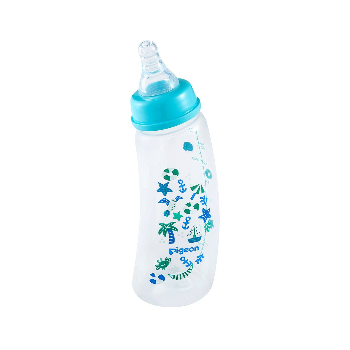 Pigeon Flexible Curve Baby Bottle PP Beach 250ml Anti-Colic Silicone 4m+ (2 Pack) — image 5