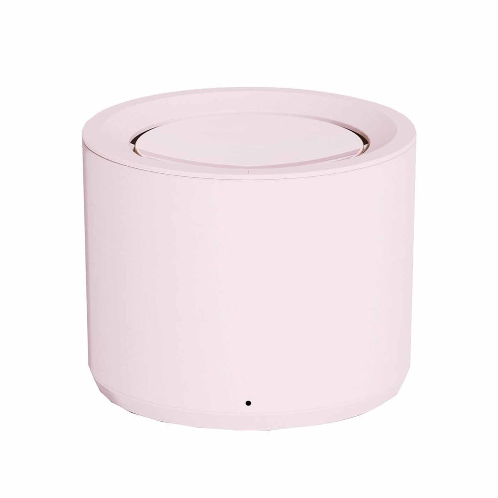 Petree 19cm/1.8L Round Pet/Cat Drinking Fountain Water Purifier Dispenser Pink