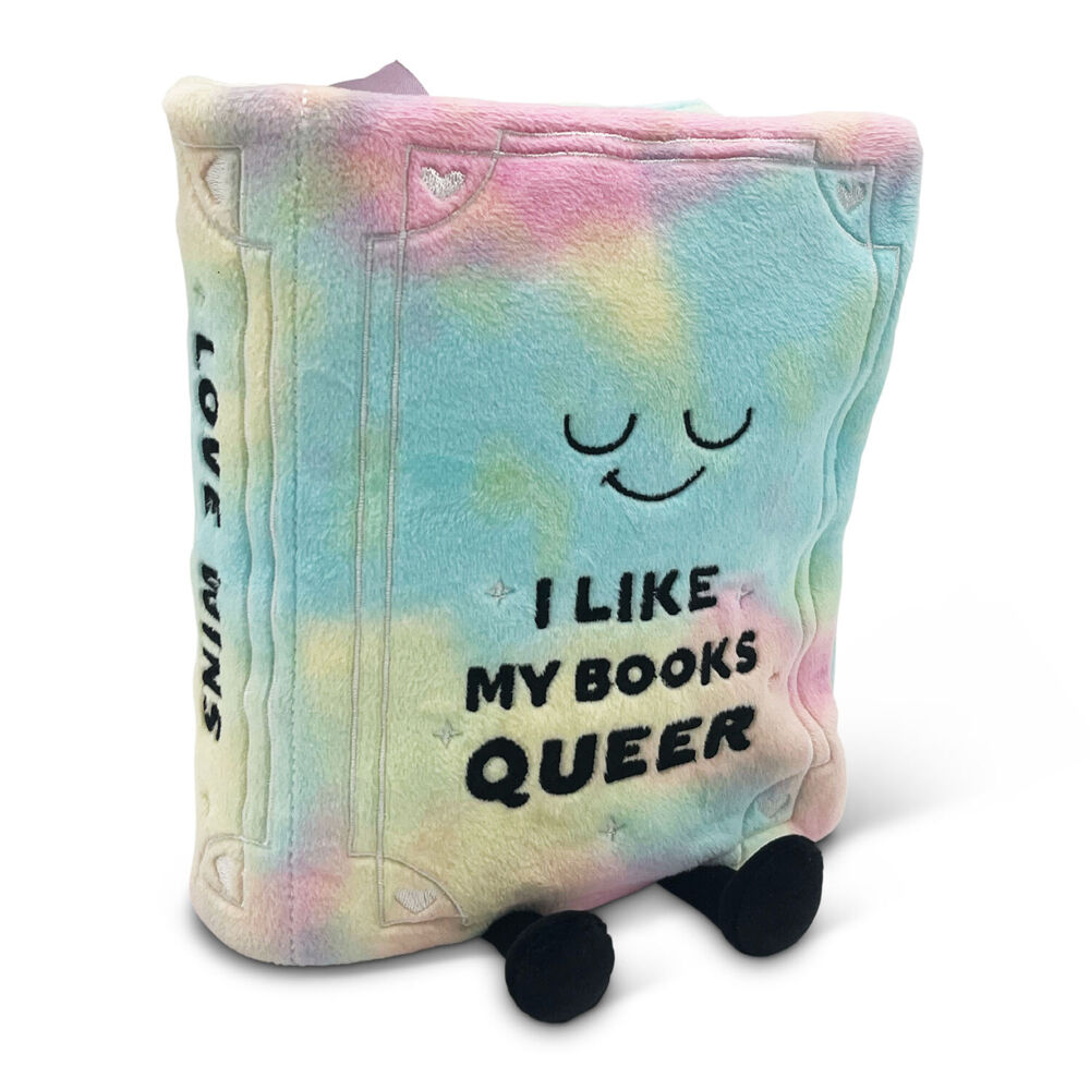 Punchkins I Like My Books Queer Lgbtq Novelty Plush Toy 17.8cm Rainbow 8y+ — image 2