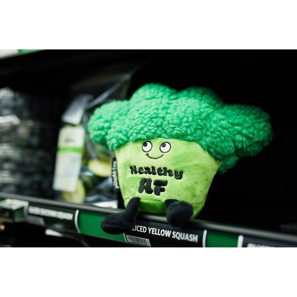 Punchkins Healthy Af Broccoli Plush Stuffed Soft Sleep Cuddle Play Toy 20cm — image 2