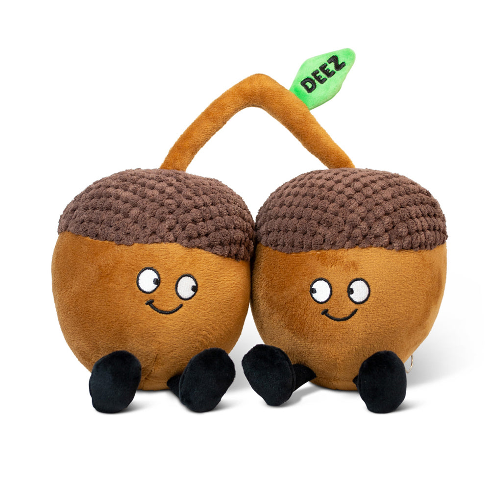 Punchkins Deez Nutz Chestnut Plush Plush Stuffed Soft Cuddle Play Toy 23cm