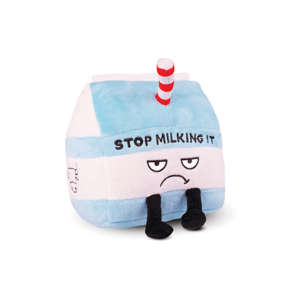 Punchkins Milk Milking It Plush Stuffed Soft Kids Sleep Cuddle Play Toy 20cm