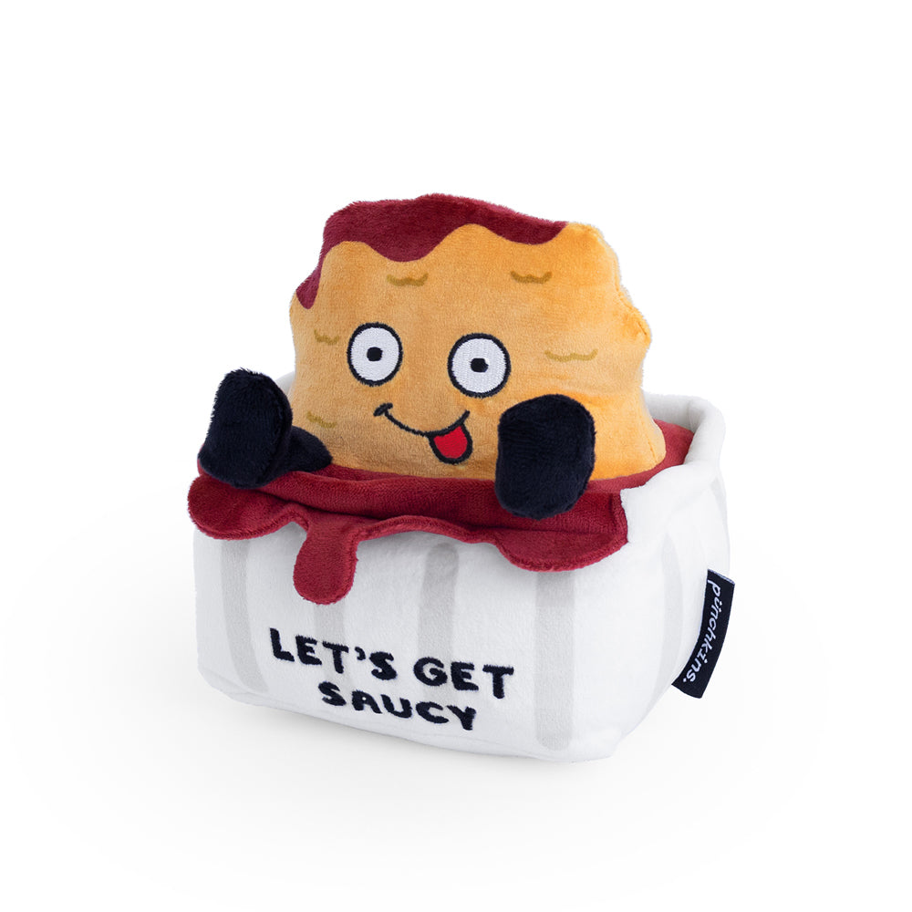 Punchkins Chicken Nugget Let's Get Saucy Plush Stuffed Soft Cuddle Play Toy 16cm