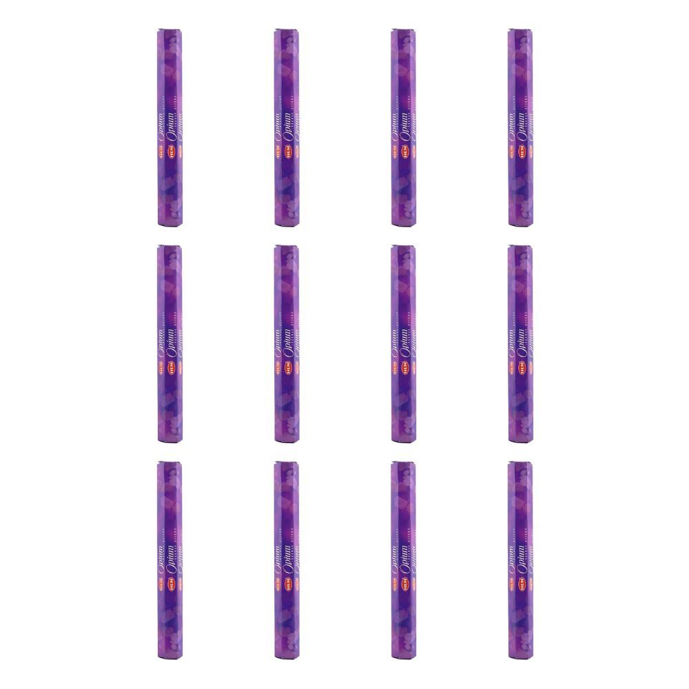 Hem 20pc HEM Hexa Opium Scent Incense Sticks Meditation Fragrance (12 Pack)