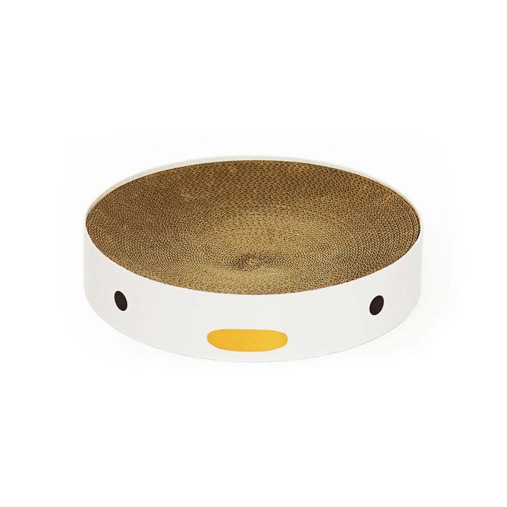 Purroom 41cm Cardboard Round Cat Scratcher Pad/Mat Pet Toy Play Board Large