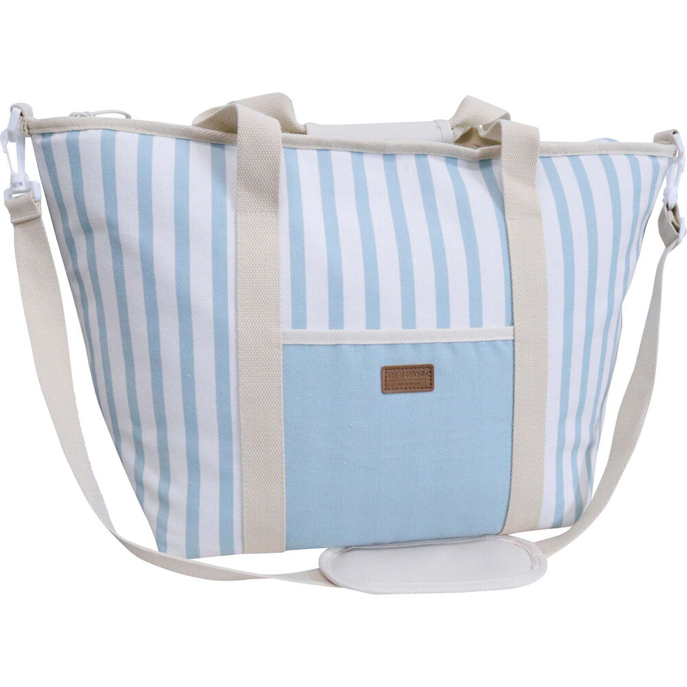 LVD 51x23x34cm Sky Lightweight Beach Cooler Canvas Lined Tote Bag